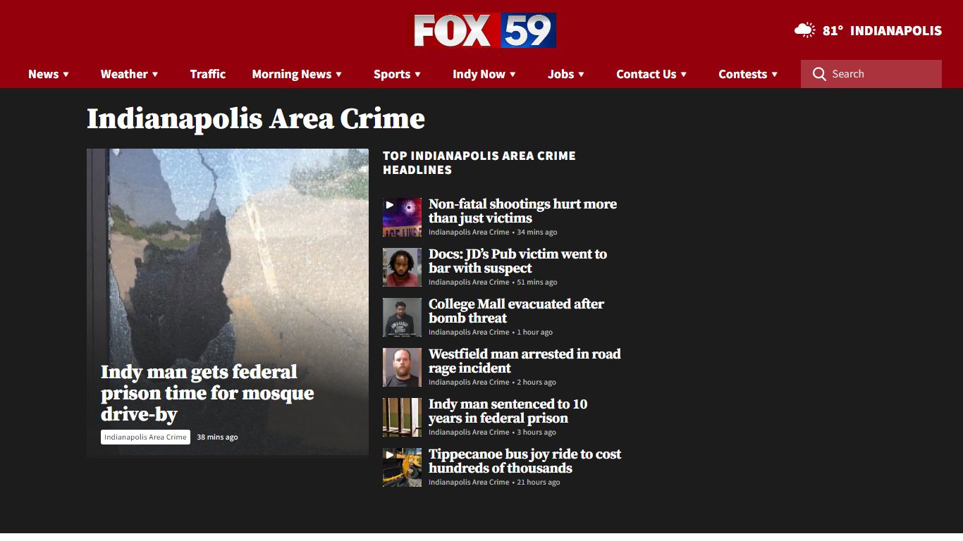 Indianapolis Area Crime | Fox 59